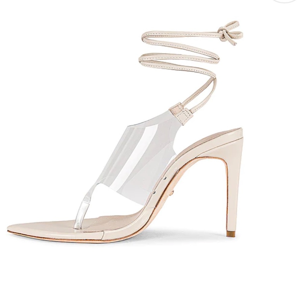 New Raye revolve Vito Heel Nude 6 sandal